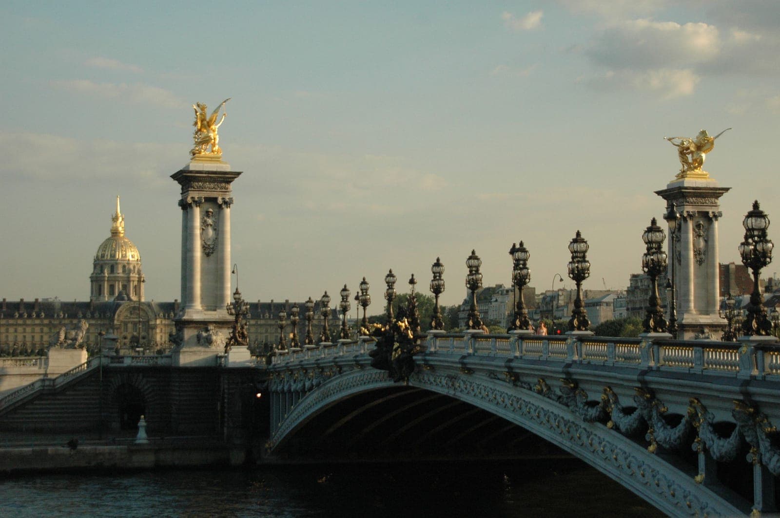 Pont Alexandre III at golden hour, Paris